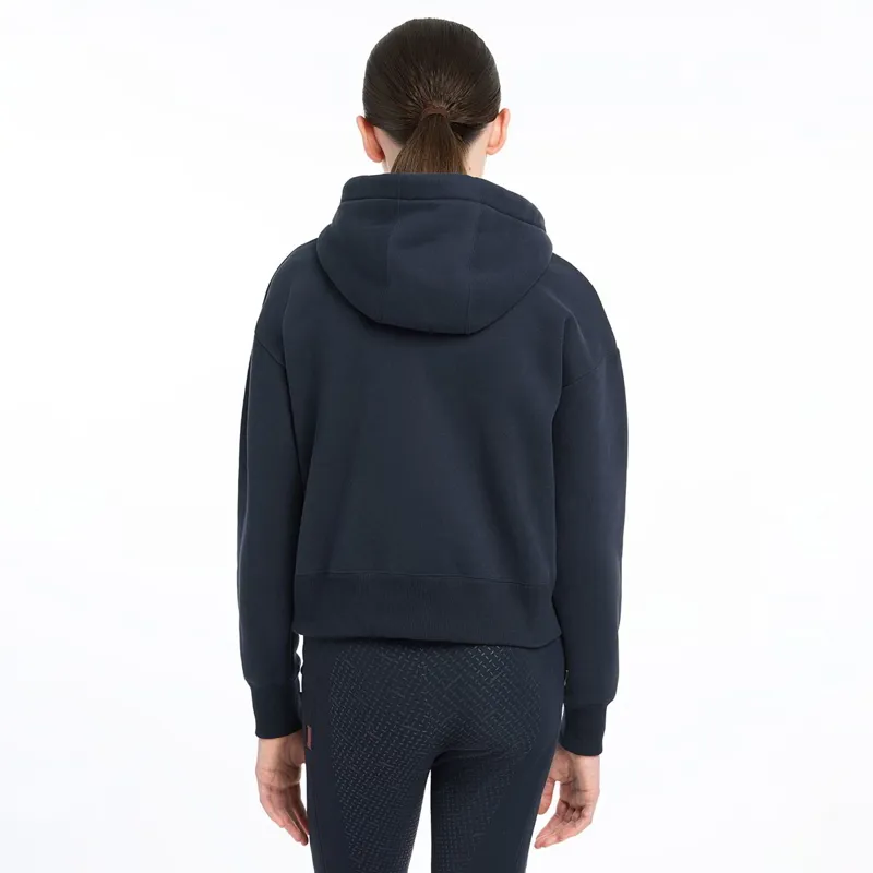 LeMieux Young Rider Hettie Quarter Zip Junior Hoodie - Navy-4