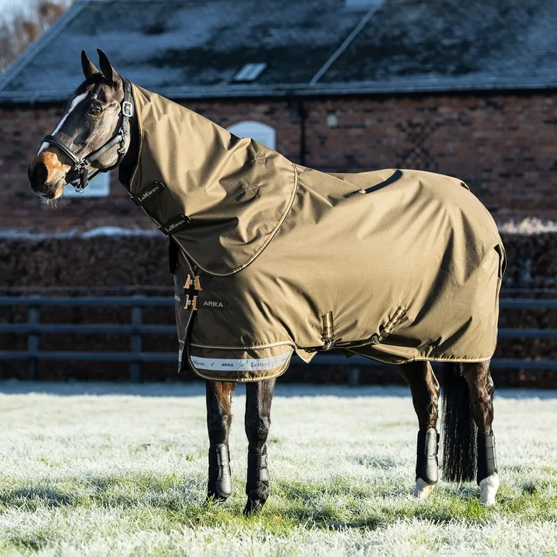 LeMieux Arika 600D 200g Detachable Neck Turnout Blanket - Alpine