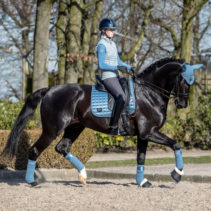 LeMieux Loire Fly Bonnet - Ice Blue-1