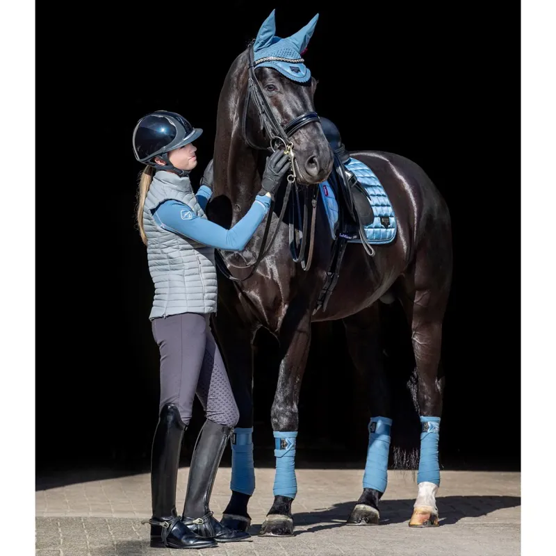 LeMieux Loire Fly Bonnet - Ice Blue-2