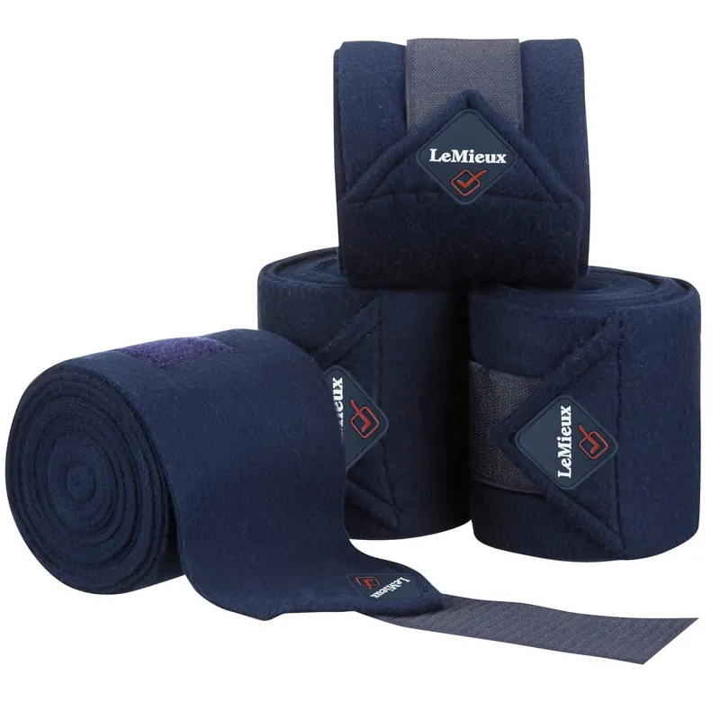 LeMieux Luxury Polo Wraps - Navy-1