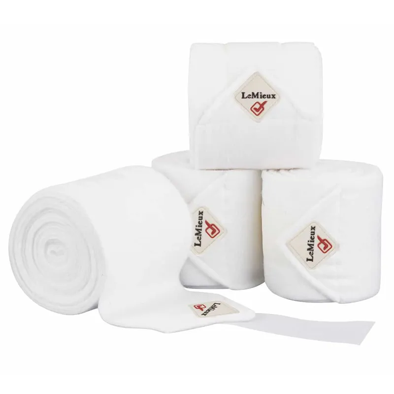 LeMieux Luxury Polo Wraps - White