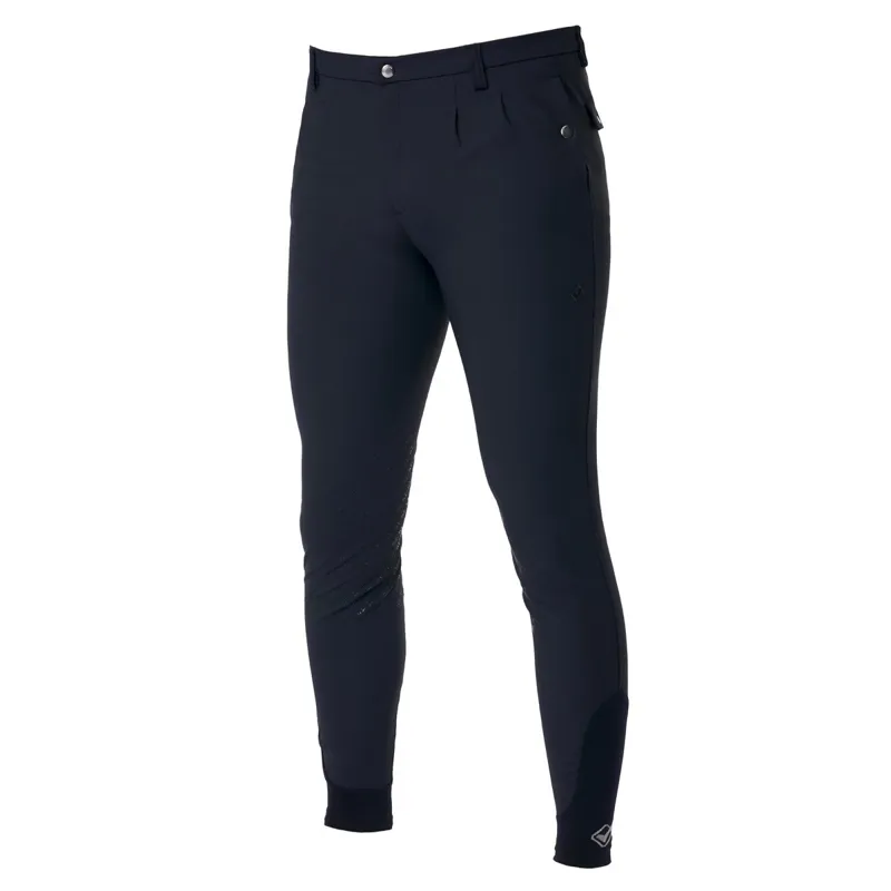 LeMieux Elite Classic Pleated Knee Grip Men's Breeches - Navy