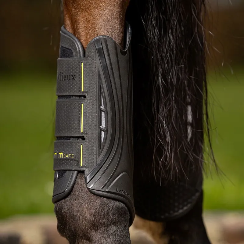 LeMieux MIMSafe Hind XC Boots - Black-1