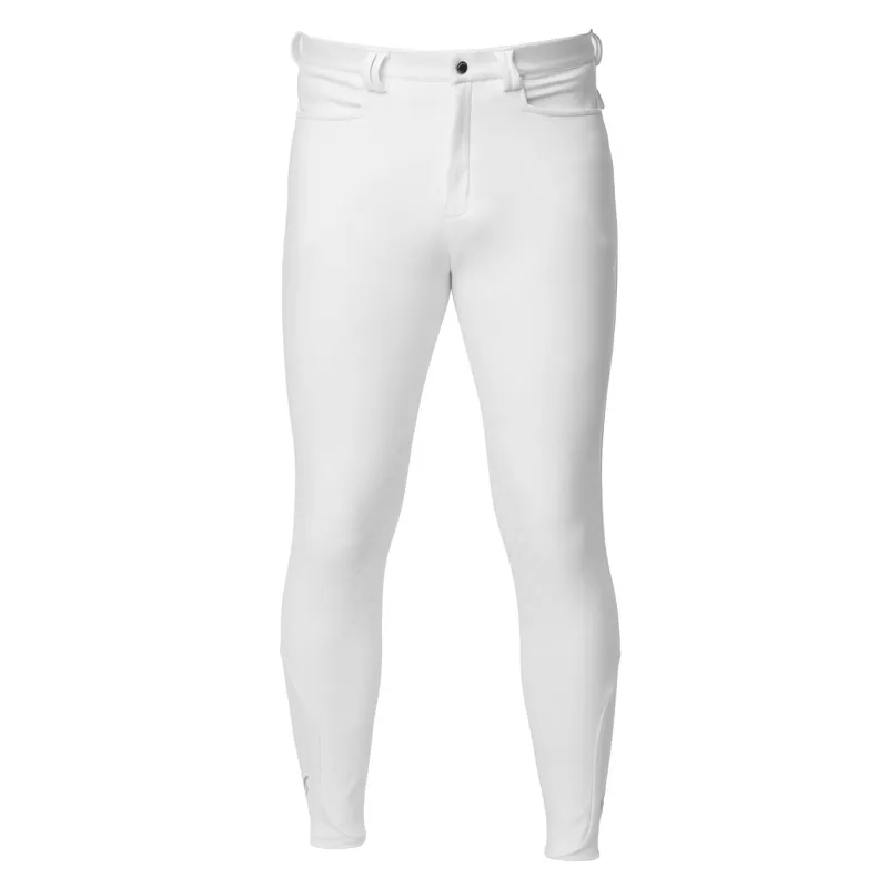 LeMieux Monsieur Knee Grip Men's Competition Breeches - White