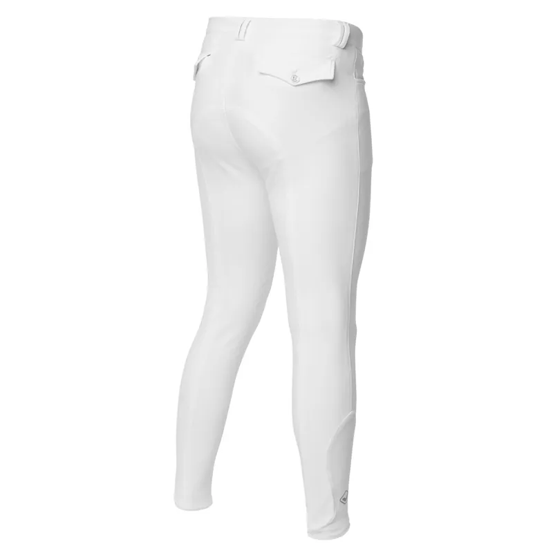 LeMieux Monsieur Knee Grip Men's Competition Breeches - White-1