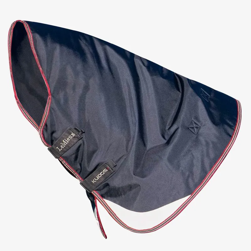LeMieux Kudos 350g Detachable Neck Turnout Blanket - Navy-3