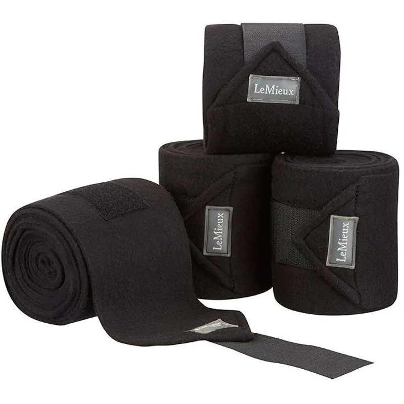 LeMieux Luxury Polo Wraps - Black