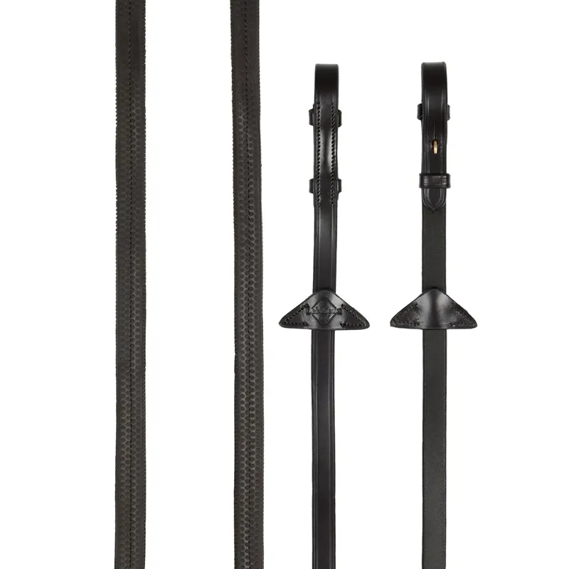 LeMieux Rubber Reins Brown