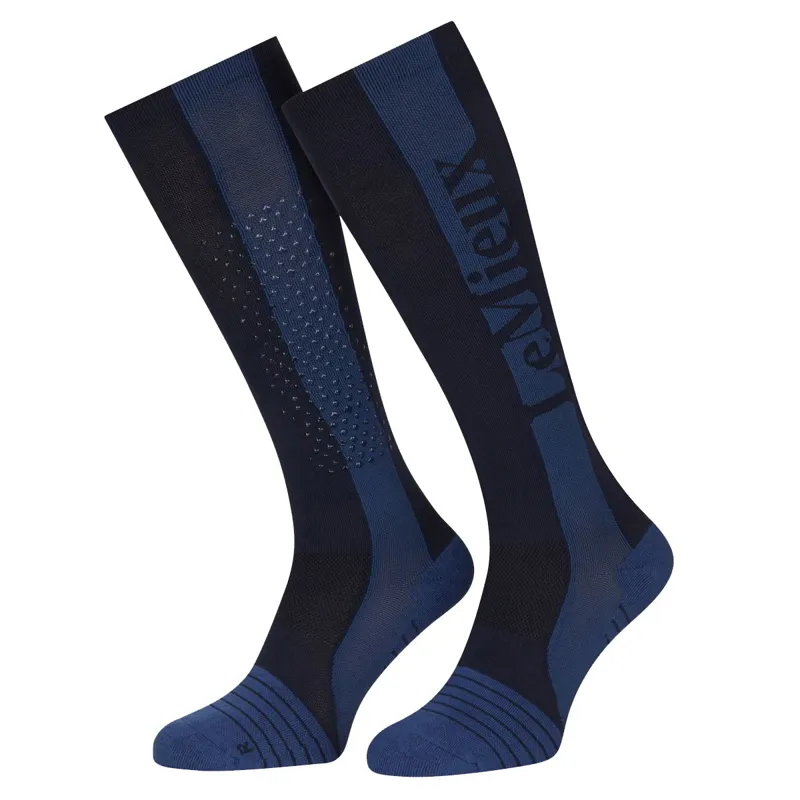 LeMieux Silicone Performance Adult Tall Riding Socks - Navy