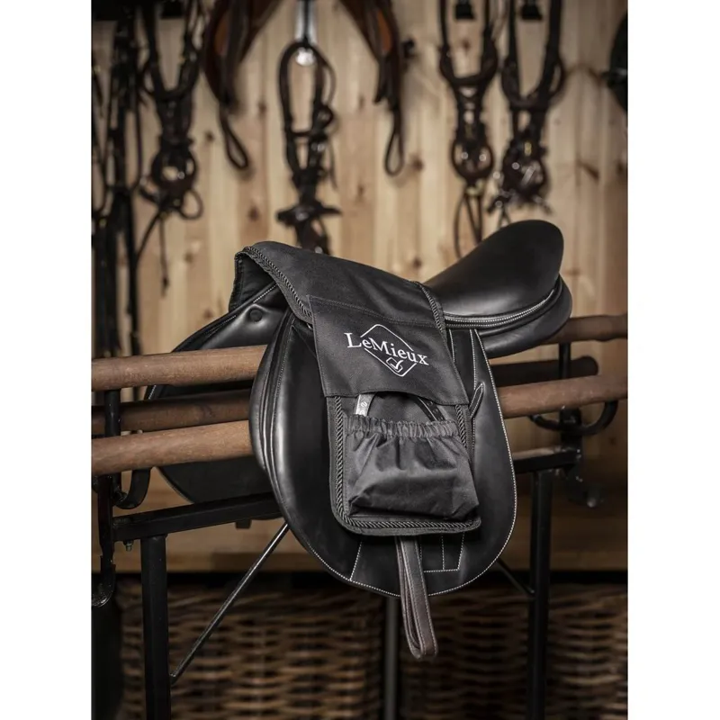 LeMieux Vector Stirrup Cover - Black-2