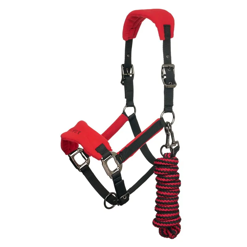 LeMieux Vogue Halter and Lead Rope Set - Chilli/Black