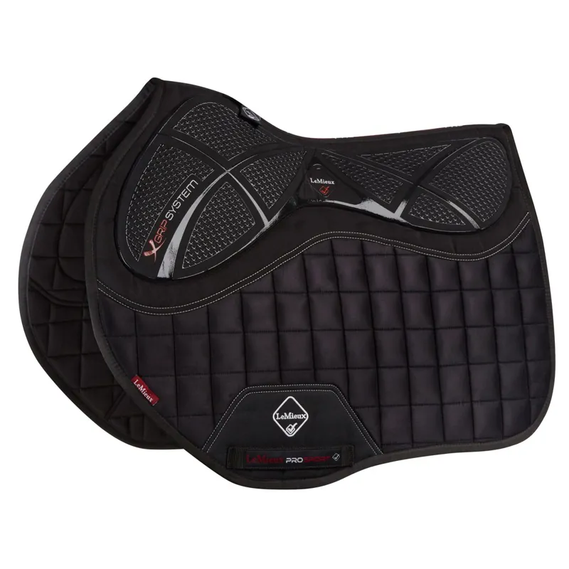 LeMieux X-Grip Silicone EuroJump Square - Black