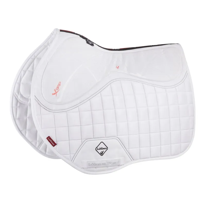 LeMieux X-Grip Silicone EuroJump Square - White-1