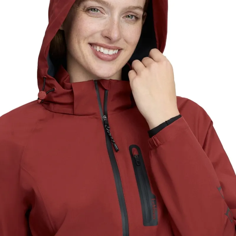 LeMieux Athena Women's Waterproof Lightweight Jacket - Russet-10