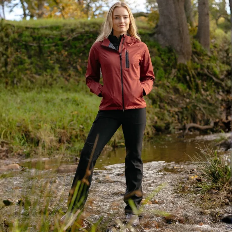LeMieux Athena Women's Waterproof Lightweight Jacket - Russet-5