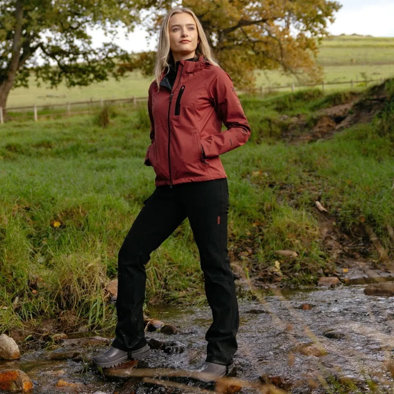 LeMieux Athena Women's Waterproof Lightweight Jacket - Russet-9