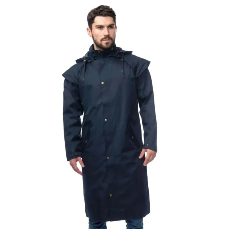 Lighthouse Stockman Men's Full Length Waterproof Jacket - Navy-3