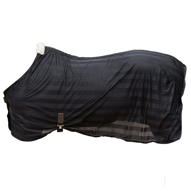 Kentucky Light Striped Mesh Fly Sheet - Black-1