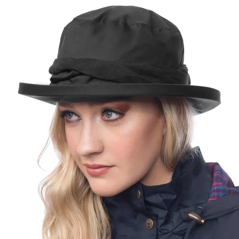 Lighthouse Canterbury Waterproof Rain Hat - Black-1
