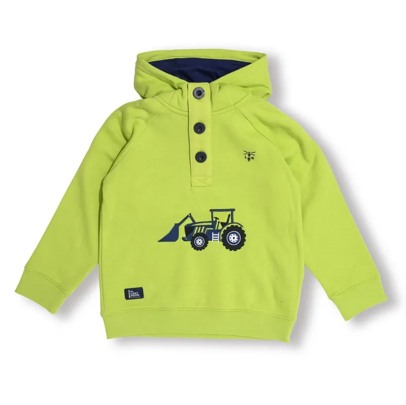 Lighthouse Jack Boys Hoodie - Lime Digger