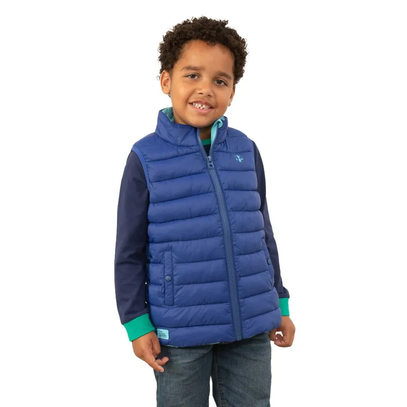 Lighthouse Abel Junior Boys Padded Vest - Navy