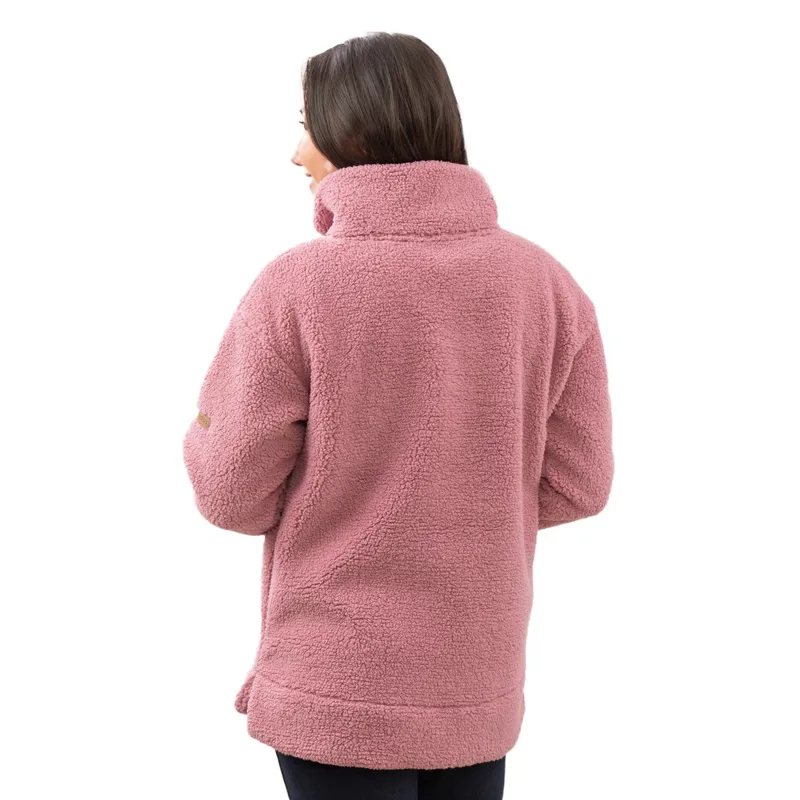 Lighthouse Coast Women's 1/2 Zip Fleece - Wild Rose-3