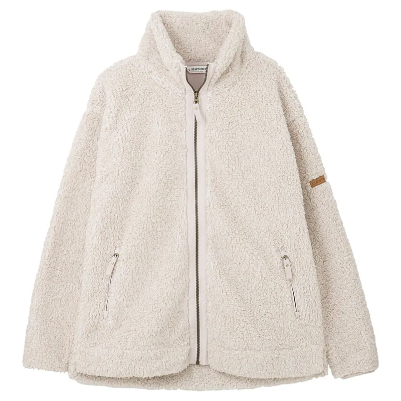 Lighthouse Cobh Women's Full Zip Bonded Fleece - Irish Cream-6
