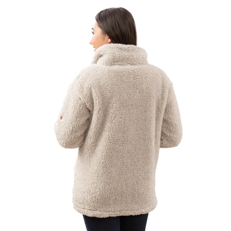 Lighthouse Cobh Women's Full Zip Bonded Fleece - Irish Cream-5