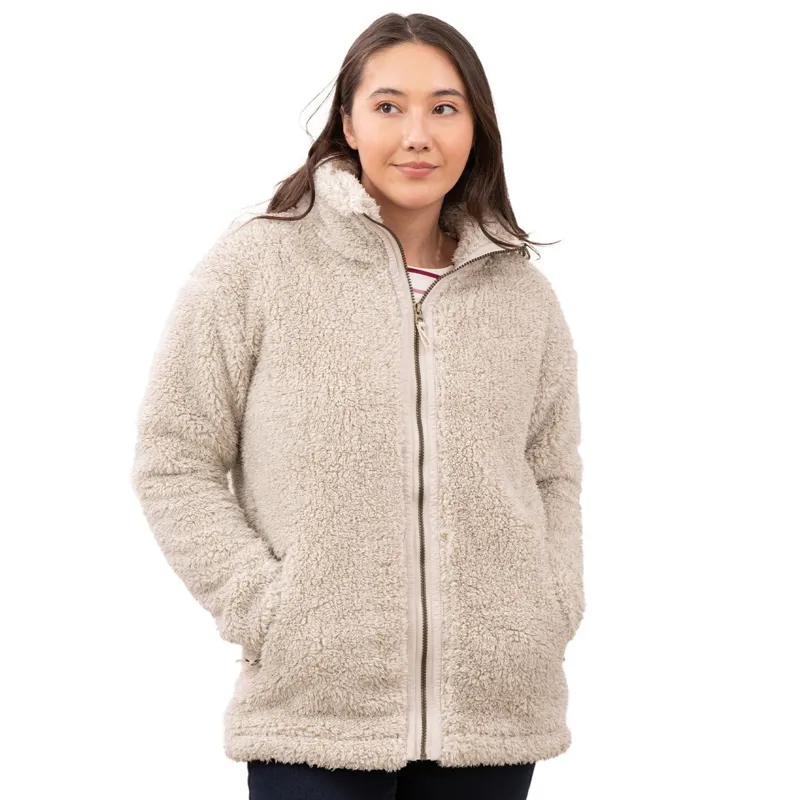 Lighthouse Cobh Women's Full Zip Bonded Fleece - Irish Cream-2