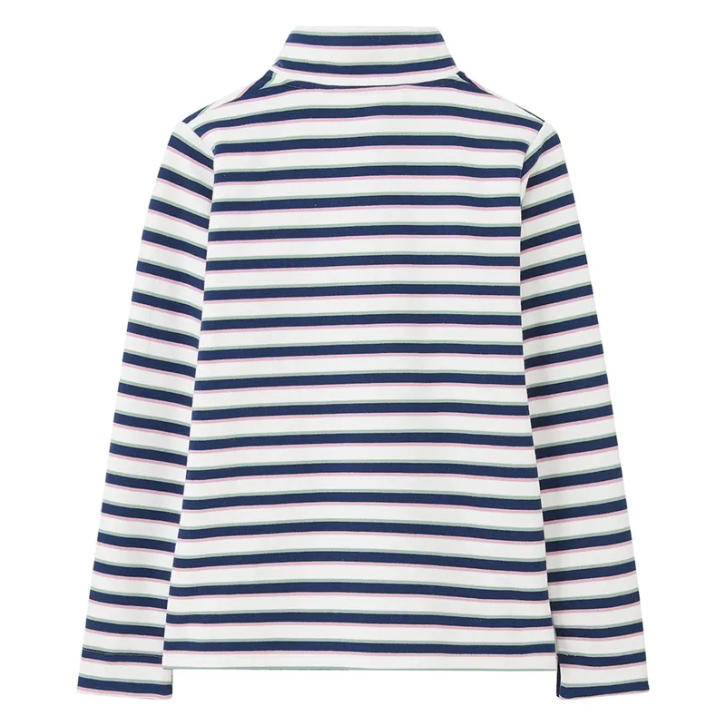 Lighthouse Haven II Women's Brushed Jersey - Navy/Sage/Rosa Stripe-6
