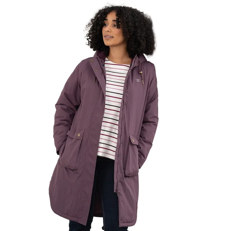 Lighthouse Imogen Women's Waterproof Long Jacket - Cranberry-2