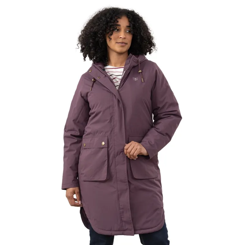 Lighthouse Imogen Women's Waterproof Long Jacket - Cranberry-1