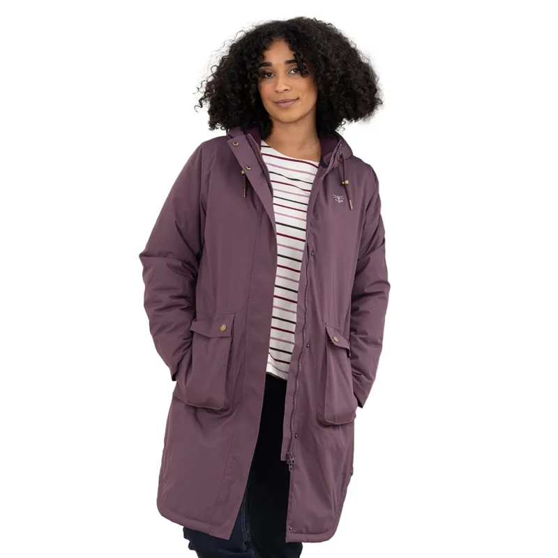 Lighthouse Imogen Women's Waterproof Long Jacket - Cranberry