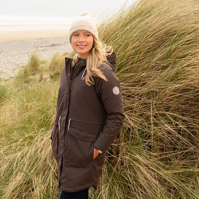 Lighthouse Isobel Women's Waterproof Long Coat - Cocoa-9