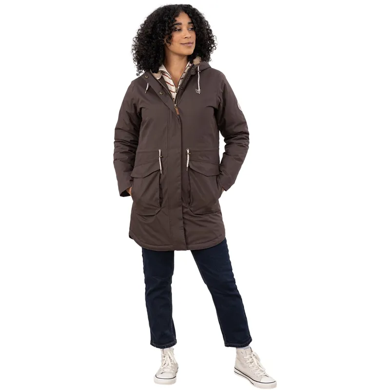 Lighthouse Isobel Women's Waterproof Long Coat - Cocoa-7
