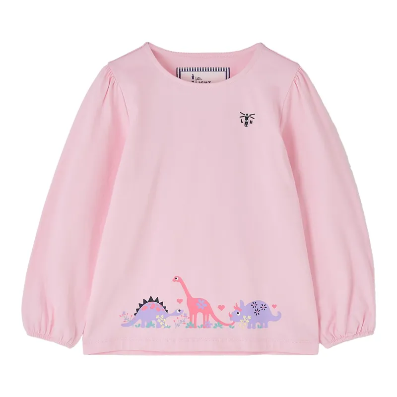 Lighthouse Lottie Junior Cotton Tunic Jersey - Dino Dance Print-1
