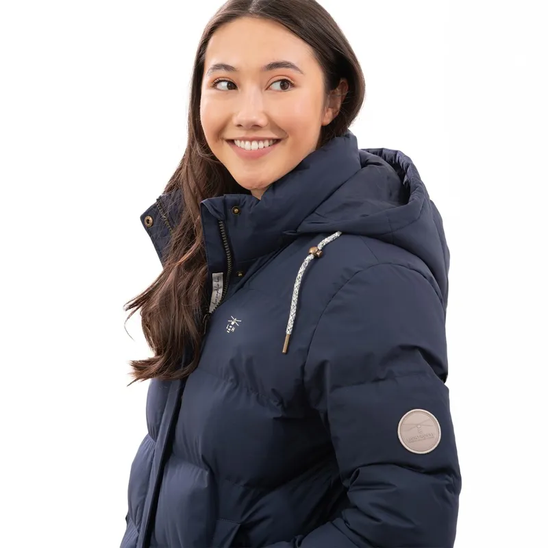Lighthouse Margot Womens Puffer Jacket - Navy-1
