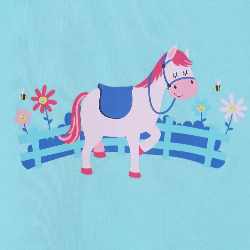 Lighthouse Causeway Swing Junior Tee - Pony Print-3