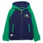 Lighthouse Jackson Junior Boys Full Zip Hoodie - Green Tractor Print