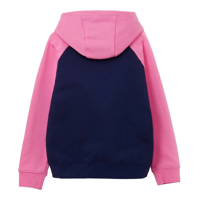 Lighthouse Jill Junior Girls Hoodie - Sweet Pea/Tractor Print-1