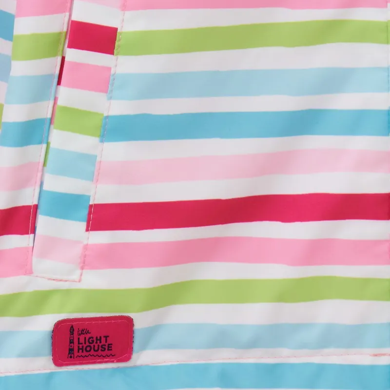 Lighthouse Olivia Junior Girls Waterproof Jacket - Multi Stripe-6