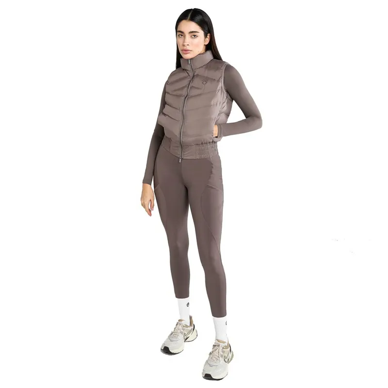 Aztec Diamond Lightweight Ladies Vest - Fawn-3