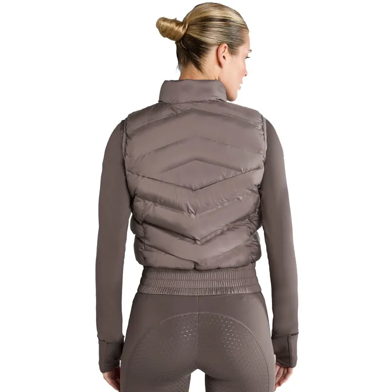 Aztec Diamond Lightweight Ladies Vest - Fawn-4