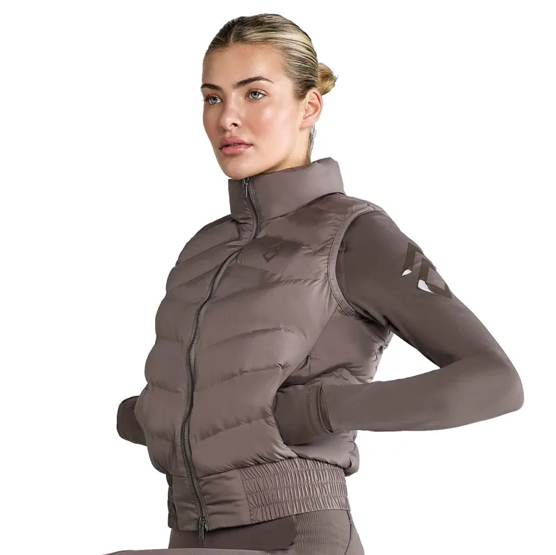 Aztec Diamond Lightweight Ladies Vest - Fawn-6