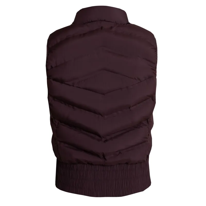 Aztec Diamond Lightweight Ladies Vest - Deep Mauve-2