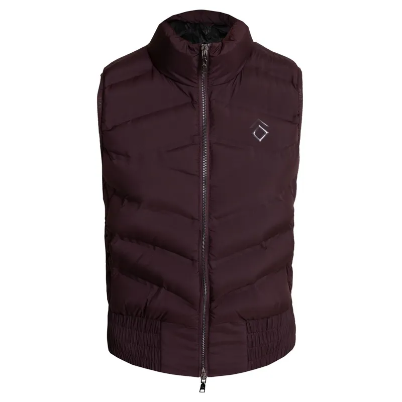 Aztec Diamond Lightweight Ladies Vest - Deep Mauve-3