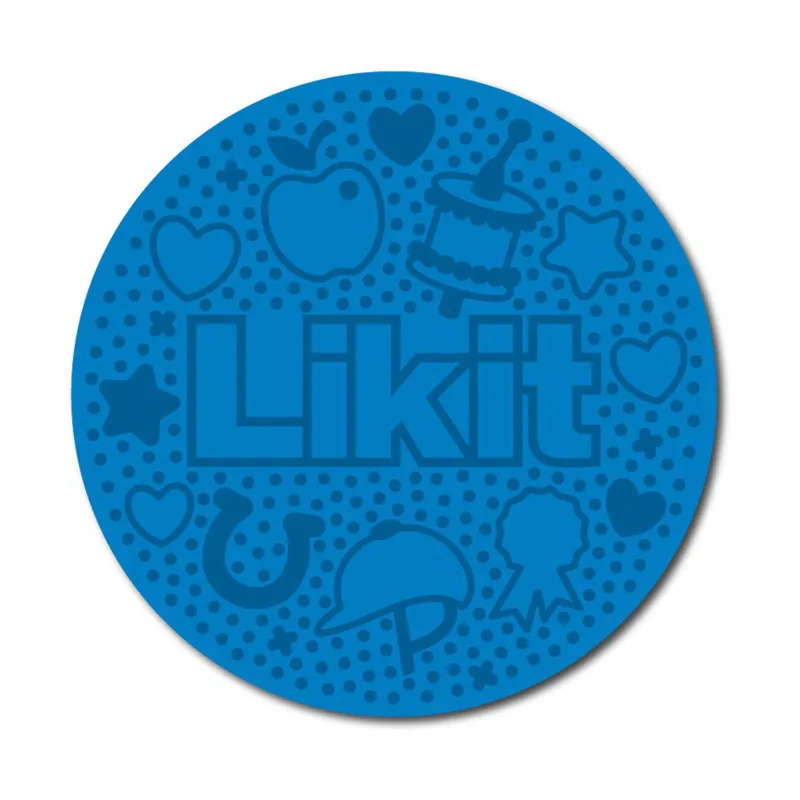 Likit Graze Maze Slow Feeding Mat - Blue-6