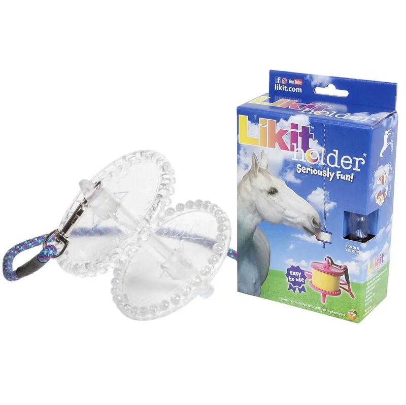 Likit Holder - Clear Glitter