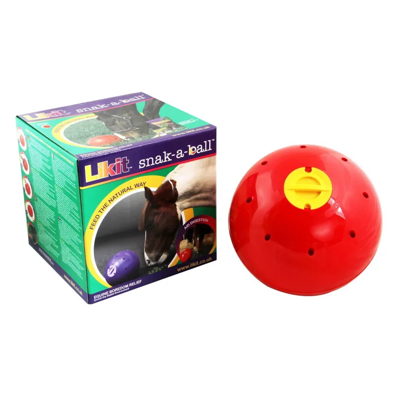 Likit Snak-A-Ball Treat Ball - Red